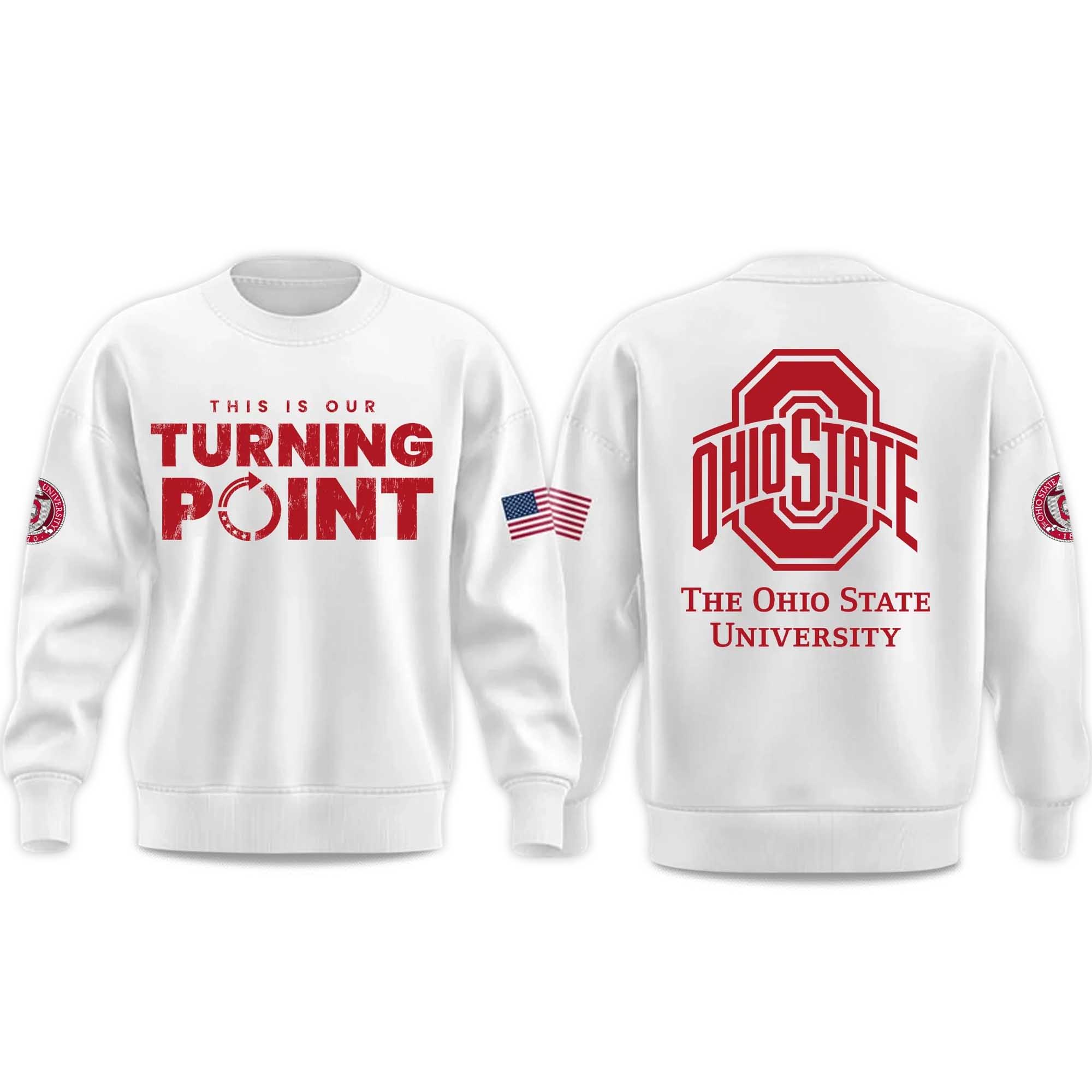 The Ohio State University This Is Out Turning Point USA 2025 Sweatshirt The Ohio State University This Is Out Turning Point USA 2025 Sweatshirt