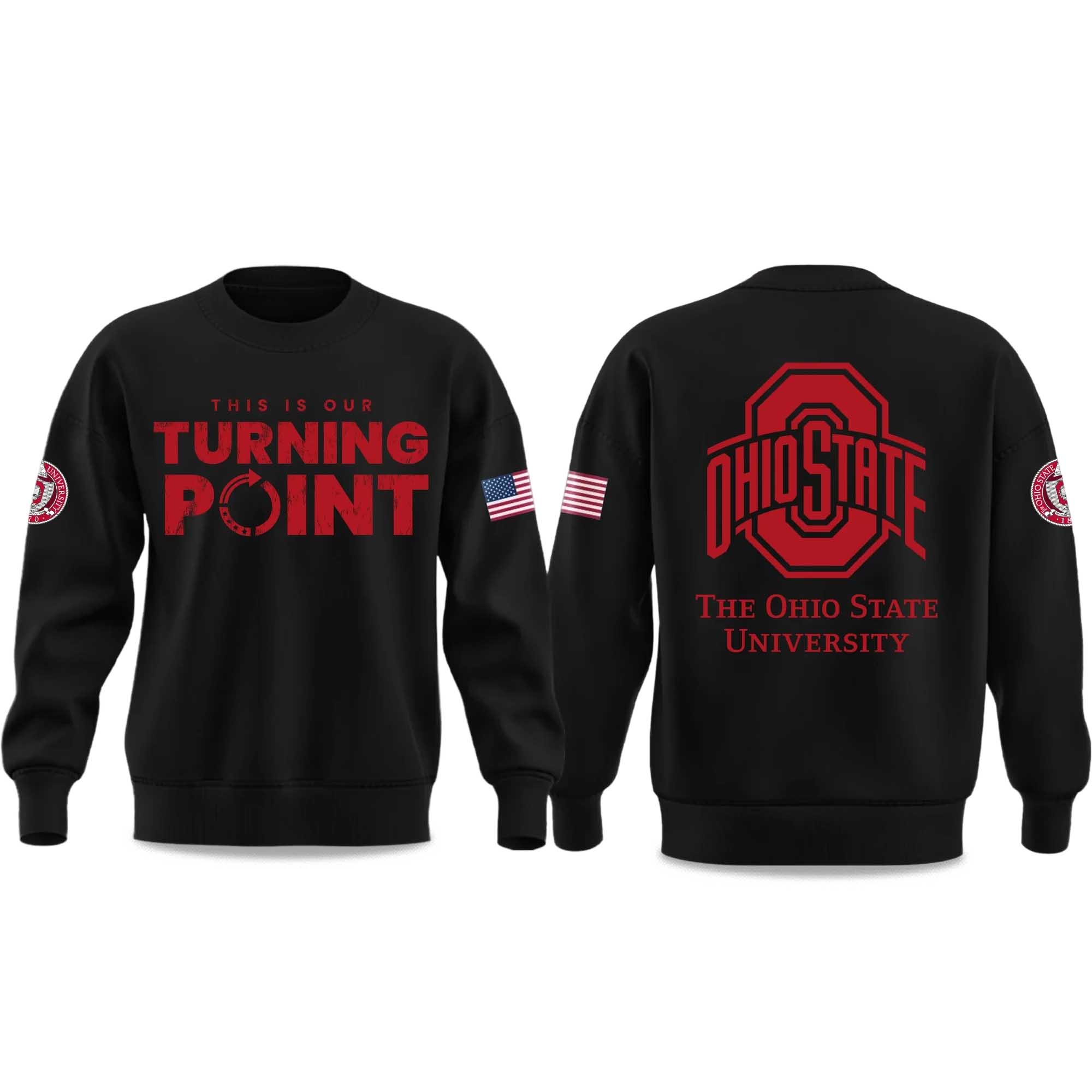 The Ohio State University This Is Out Turning Point USA 2025 Sweatshirt 2 The Ohio State University This Is Out Turning Point USA 2025 Sweatshirt (2)