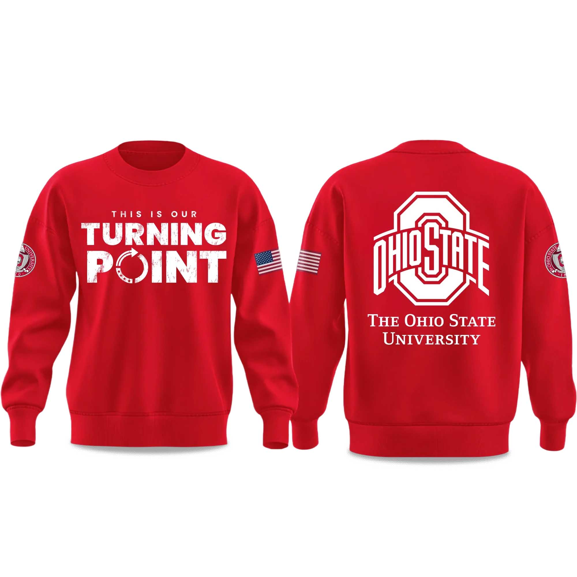 The Ohio State University This Is Out Turning Point USA 2025 Sweatshirt 3 The Ohio State University This Is Out Turning Point USA 2025 Sweatshirt (3)