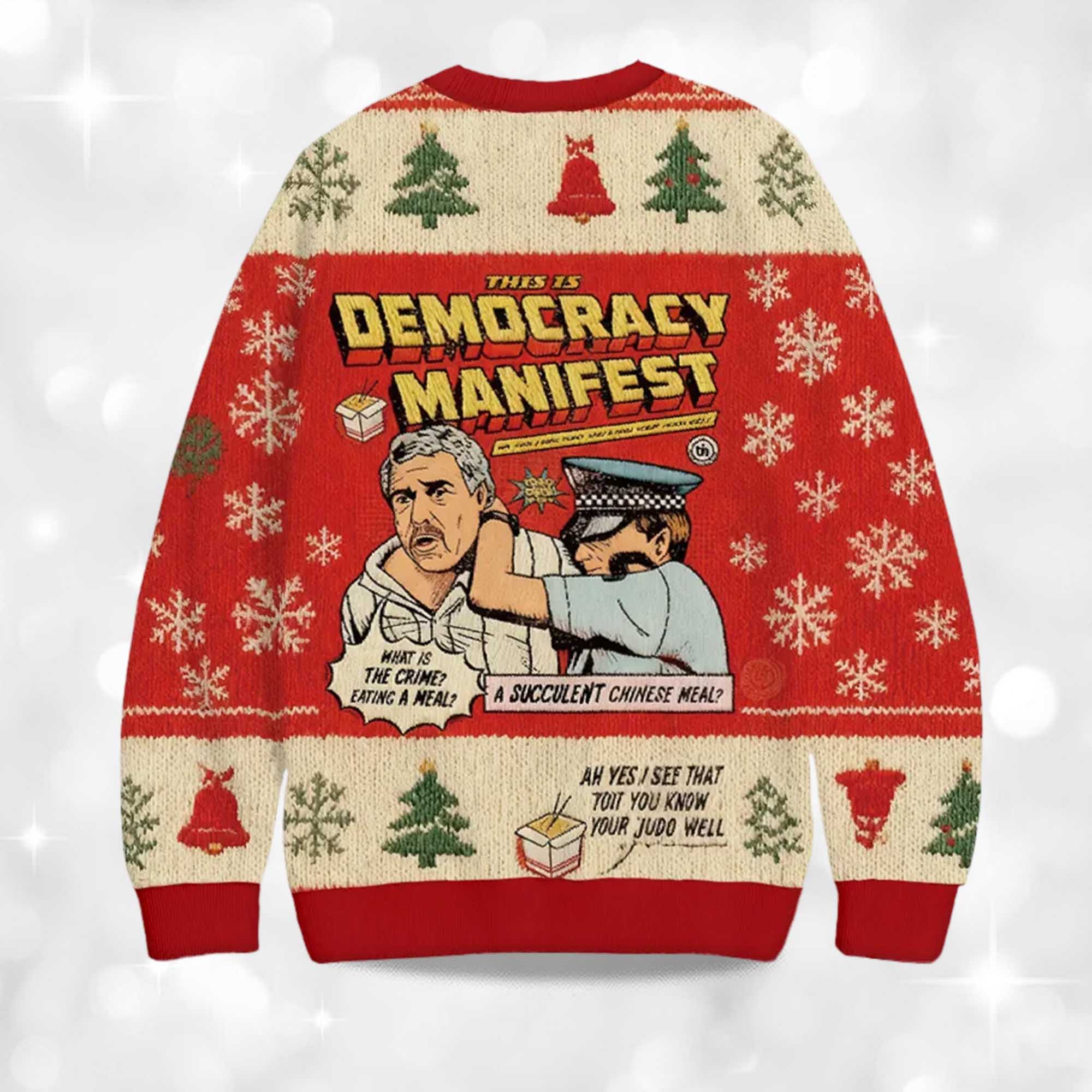 This is Democracy Manifest Christmas Ugly Sweater 2 This is Democracy Manifest Christmas Ugly Sweater 2