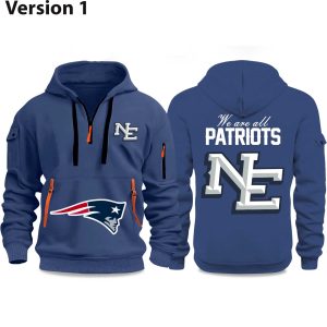 Patriots Rivalries We Are All Patriots 2025 Quarter Zip Hoodie