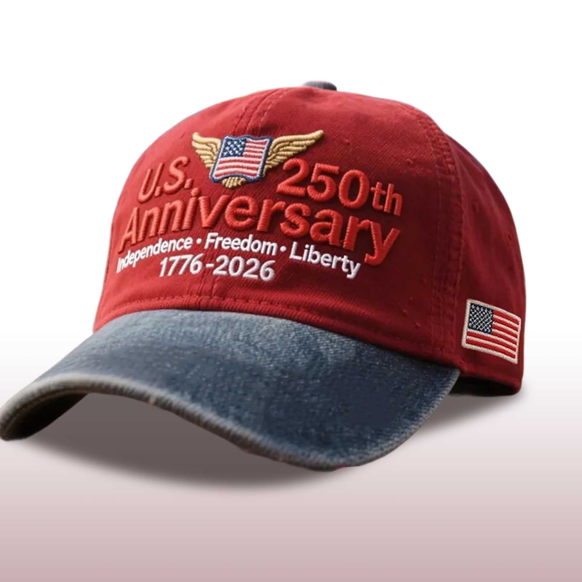 US 250th Anniversary Independence Freedom Liberty 1776 2026 Hat 2 US 250th Anniversary Independence Freedom Liberty 1776 2026 Hat