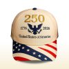 US 250th United States of America 1776 2026 Hat