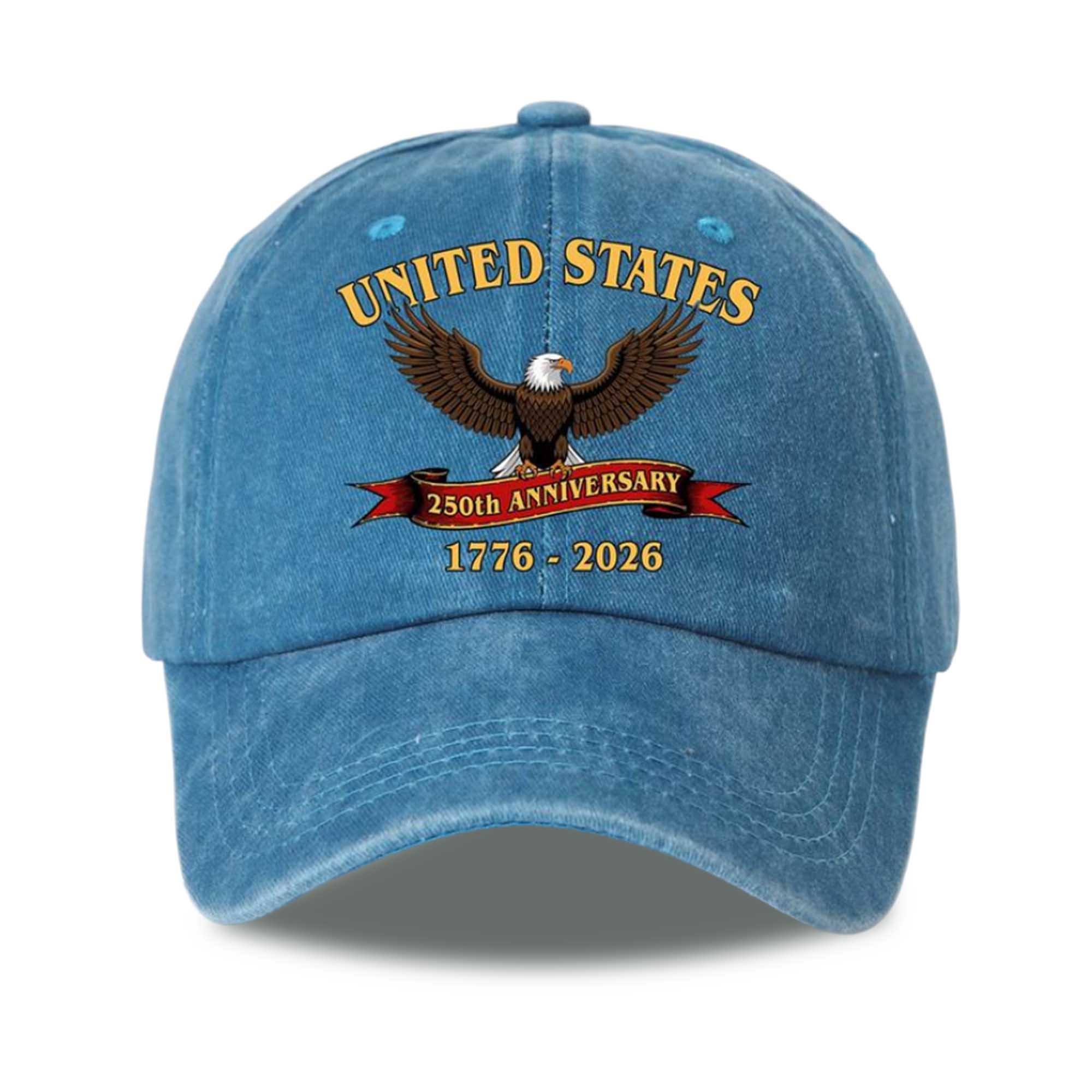 United States 250th Anniversary 1776-2026 Print Hat 2 United States 250th Anniversary 1776 2026 Print Hat