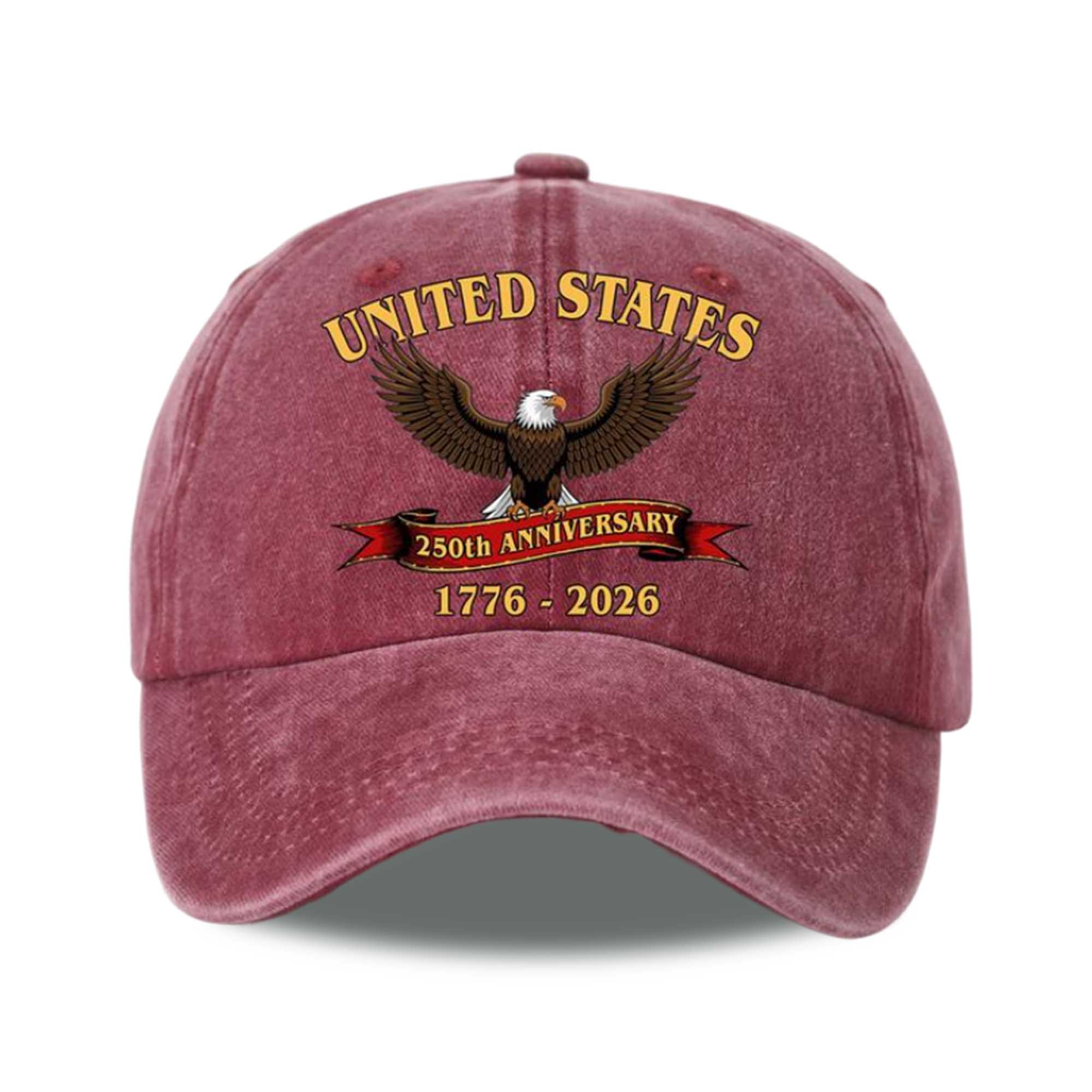 United States 250th Anniversary 1776-2026 Print Hat 4 United States 250th Anniversary 1776 2026 Print Hat
