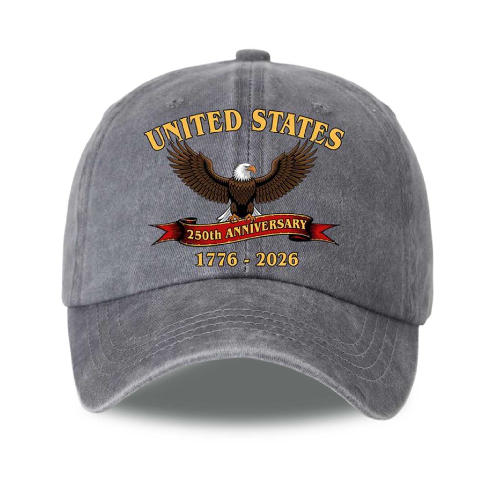 United States 250th Anniversary 1776-2026 Print Hat 5 United States 250th Anniversary 1776 2026 Print Hat
