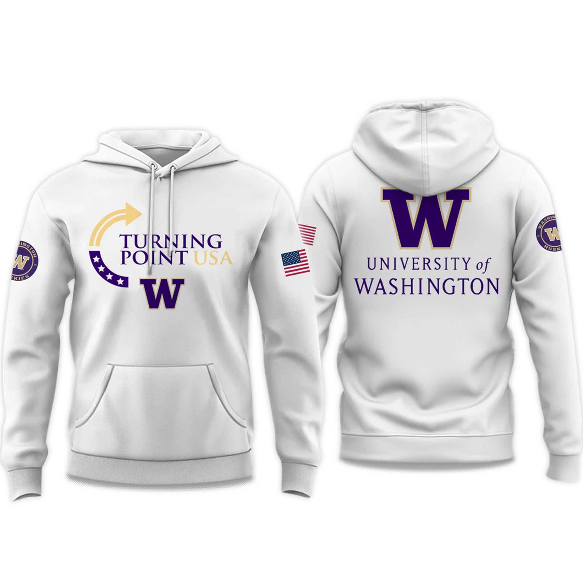 University of Washington Turning Point USA 2025 Hoodie University of Washington Turning Point USA 2025 Hoodie