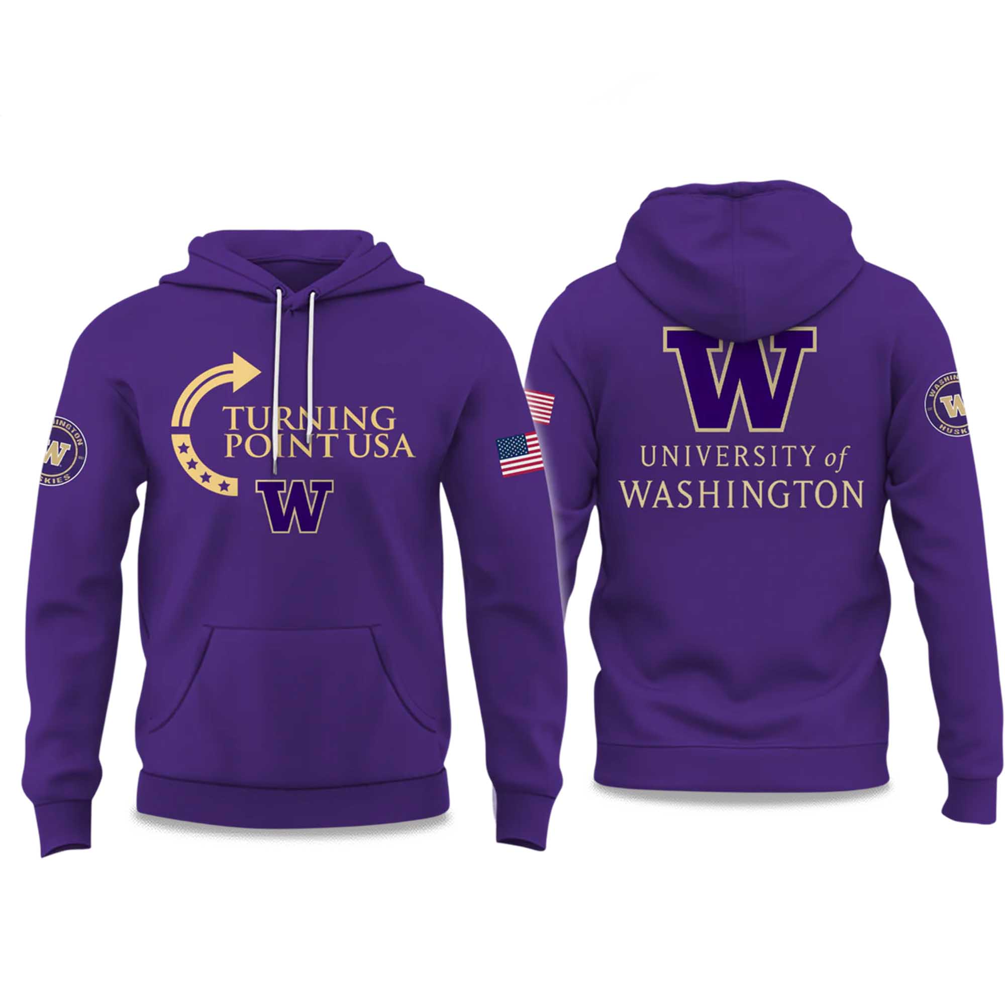 University of Washington Turning Point USA 2025 Hoodie 2 University of Washington Turning Point USA 2025 Hoodie