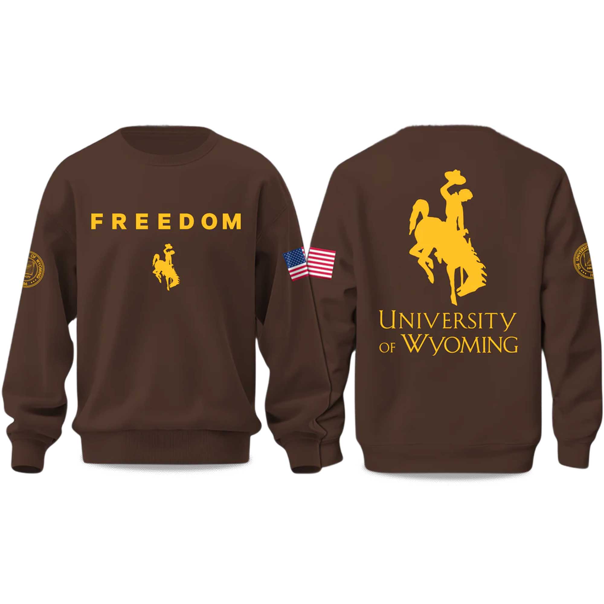 University of Wyoming Freedom 2025 Sweatshirt 2 University of Wyoming Freedom 2025 Sweatshirt
