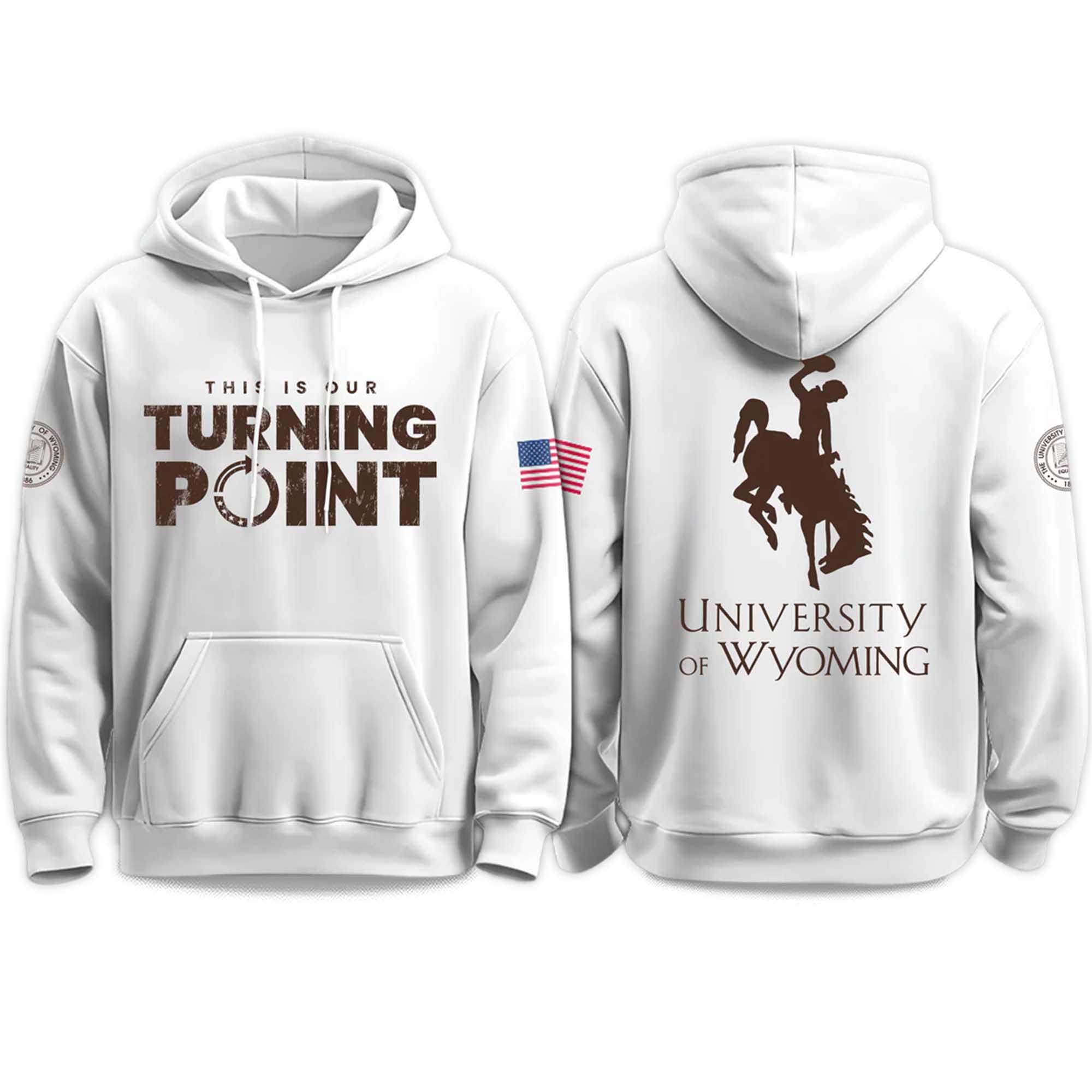 University of Wyoming This Is Our Turning Point USA 2025 Hoodie University of Wyoming This Is Our Turning Point USA 2025 Hoodie