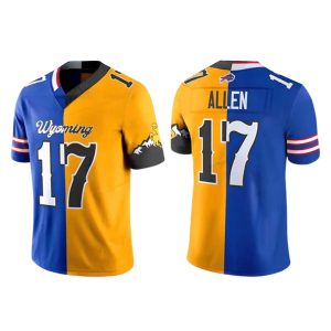 Josh Allen Bills Wyoming Cowboys 2025 Football Jersey 1