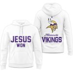 Vikings Jesus Won 2025 Hoodie