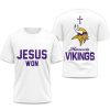 Vikings Jesus Won 2025 Shirt 4 Vikings Jesus Won 2025 Shirt 1