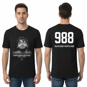 Marshawn Kneeland 988 Suicide Hotline Shirt