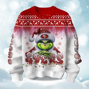 2025 49ers Grnch Season Christmas Ugly Sweater 1