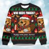 Who Needs Fingers Happy New Year Kurwa Christmas Ugly Sweater