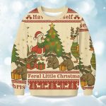 Wild Holiday Animal Party Christmas Ugly Sweater