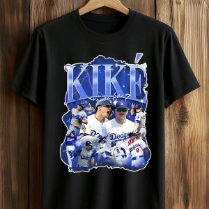 Dodgers Kiké Hernández Are We Live T Shirt