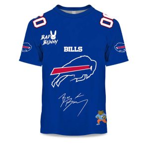 Personalized Bills Bad Bunny Bowl LX 2025 2026 Shirt 1