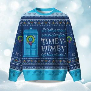 2025 Timey Wimey Ugly Christmas Sweater