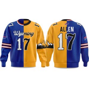 Josh Allen Bills Wyoming Cowboys 2025 Sweatshirt 1