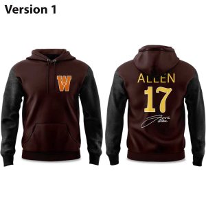 2025 Josh Allen Wyoming Cowboy Football Hoodie