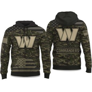 2025 Commanders Salute to Service Camo Hoodie 1