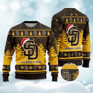 2025 Padres Snowflakes Christmas Ugly Sweater 1