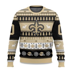 2025 Christmas Saints Personalized Ugly Sweater 1