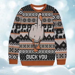 2025 Duck You Christmas Ugly Sweater 1