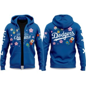Dodgers Murakami World Series Champions 2025 Zip Hoodie