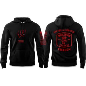 Wisconsin Freedom United In Service 2025 Hoodie