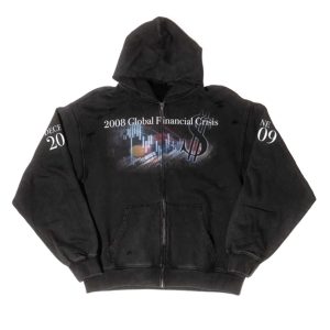 Rob Dillingham Wears 2008 Global Financial Crisis Hoodie