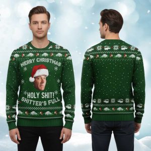 2025 Hallelujah Holy Shit Where s The Tylenol Christmas Ugly Sweater