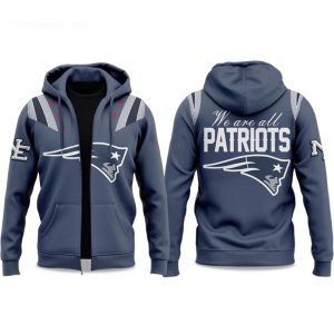 Patriots Rivalries We Are All Patriots 2025 Zip Hoodie