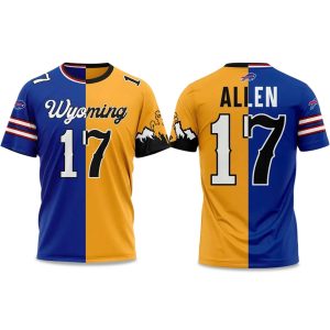 Josh Allen Bills Wyoming Cowboys 2025 T Shirt 1