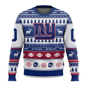 2025 Christmas Giants Personalized Ugly Sweater 1