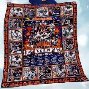 Bears 105th Anniversary 1920 2025 Fleece Blanket