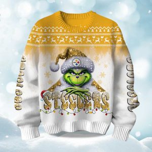 2025 Steelers Grnch Season Christmas Ugly Sweater 1