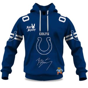 Personalized Colts Bad Bunny Bowl LX 2025 2026 Hoodie 1