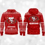 2025 49ers Reindeer football Christmas Hoodie