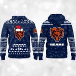2025 Bears Reindeer football Christmas Hoodie