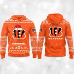 2025 Bengals Reindeer football Christmas Hoodie