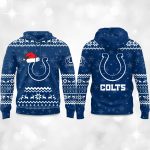 2025 Colts Reindeer football Christmas Hoodie