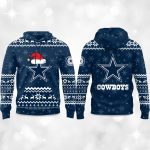 2025 Cowboys Reindeer football Christmas Hoodie