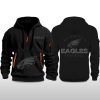 2025 Eagles Back In Black Quater Zip Hoodie
