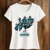 2025 Eagles Back To Back NFC EAST Champions Shirt (2)