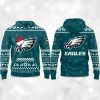 2025 Eagles Reindeer football Christmas Hoodie 5 2025 Eagles Reindeer football Christmas Hoodie 1