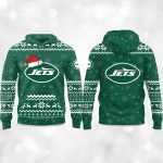 2025 Jets Reindeer football Christmas Hoodie