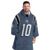 2025 Patriots Rivalries Nor’Easter Storm Blue Blanket Hoodie
